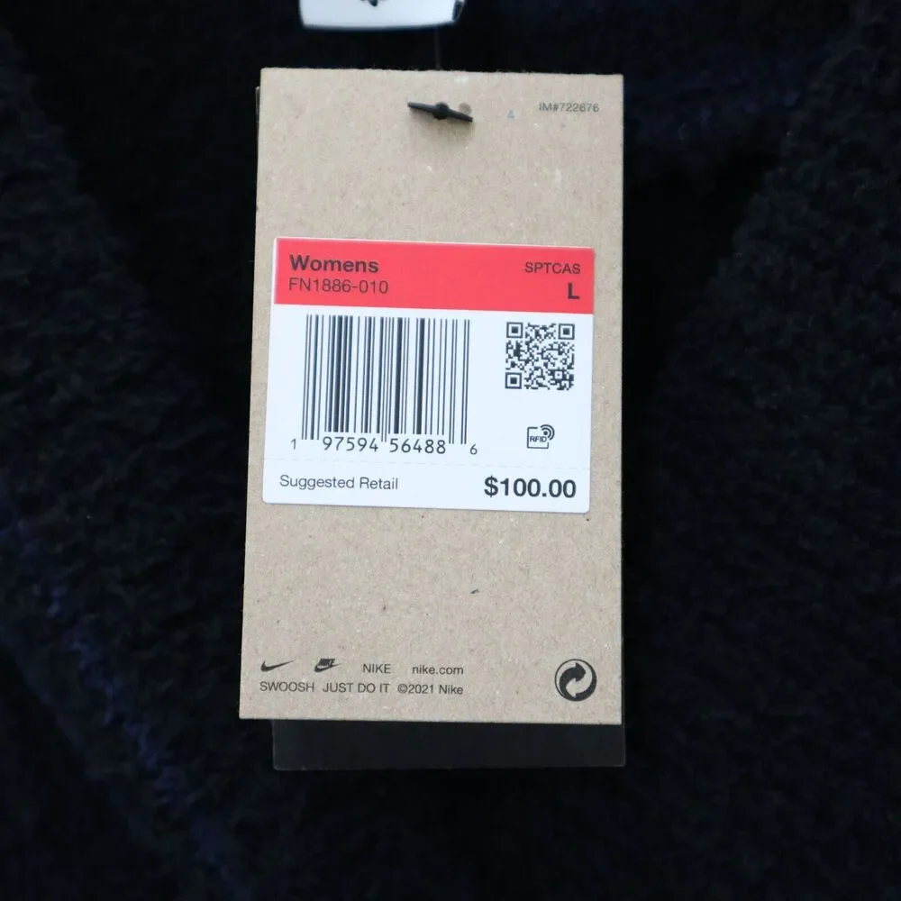 Nike FN1886-010 Sweater Vest Women's Small Black Sportswear Collection Knit - Picture 4 of 9